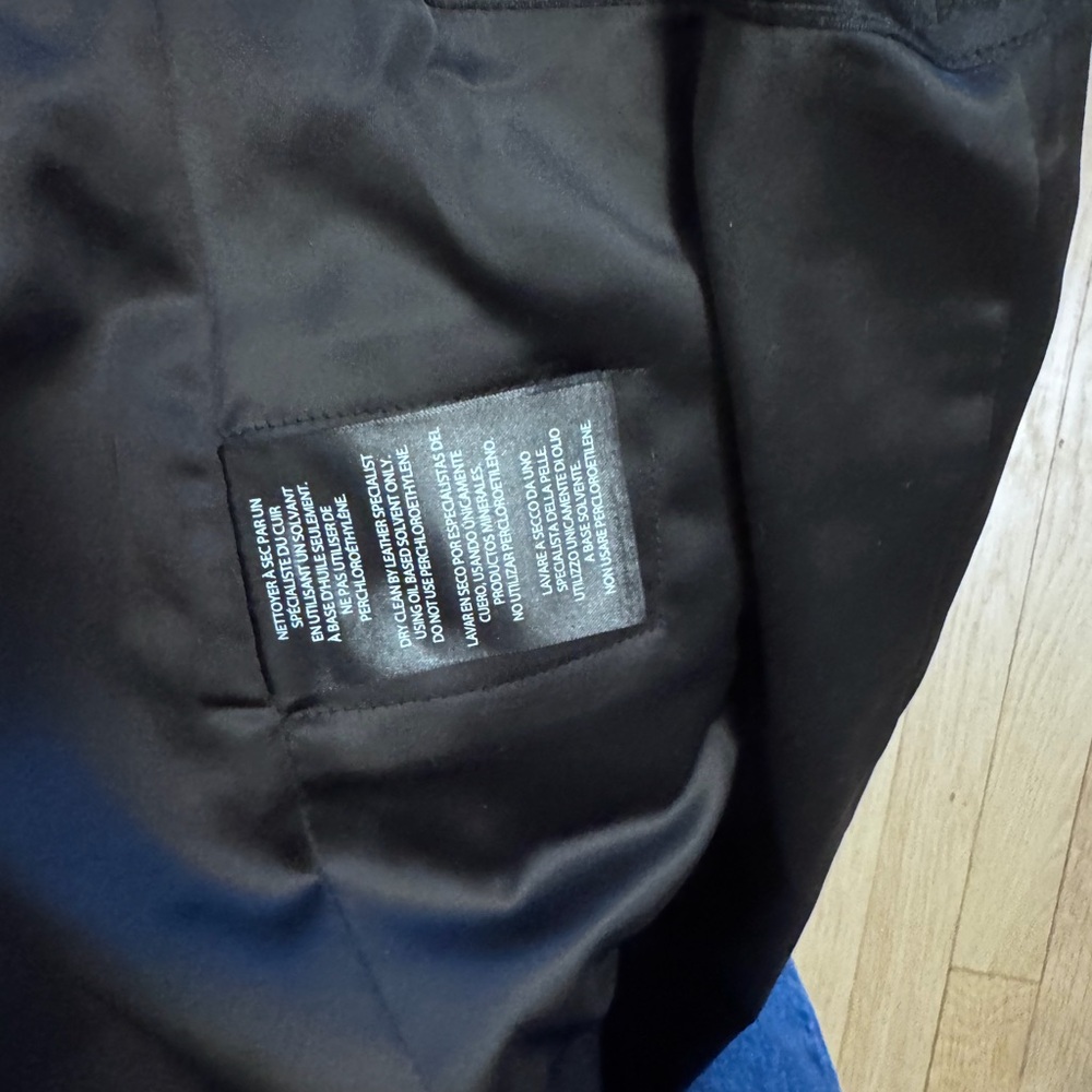 Mackage Black Elodie Shimmer Coat with Button Accents - Picture 6 of 9